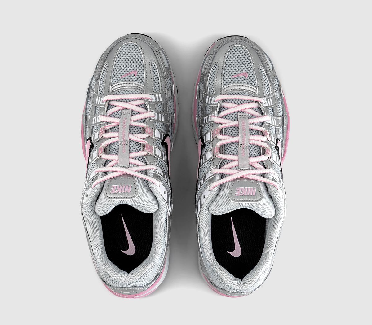 NikeP-6000 TrainersPure Platinum Pink Rise Metallic Silver