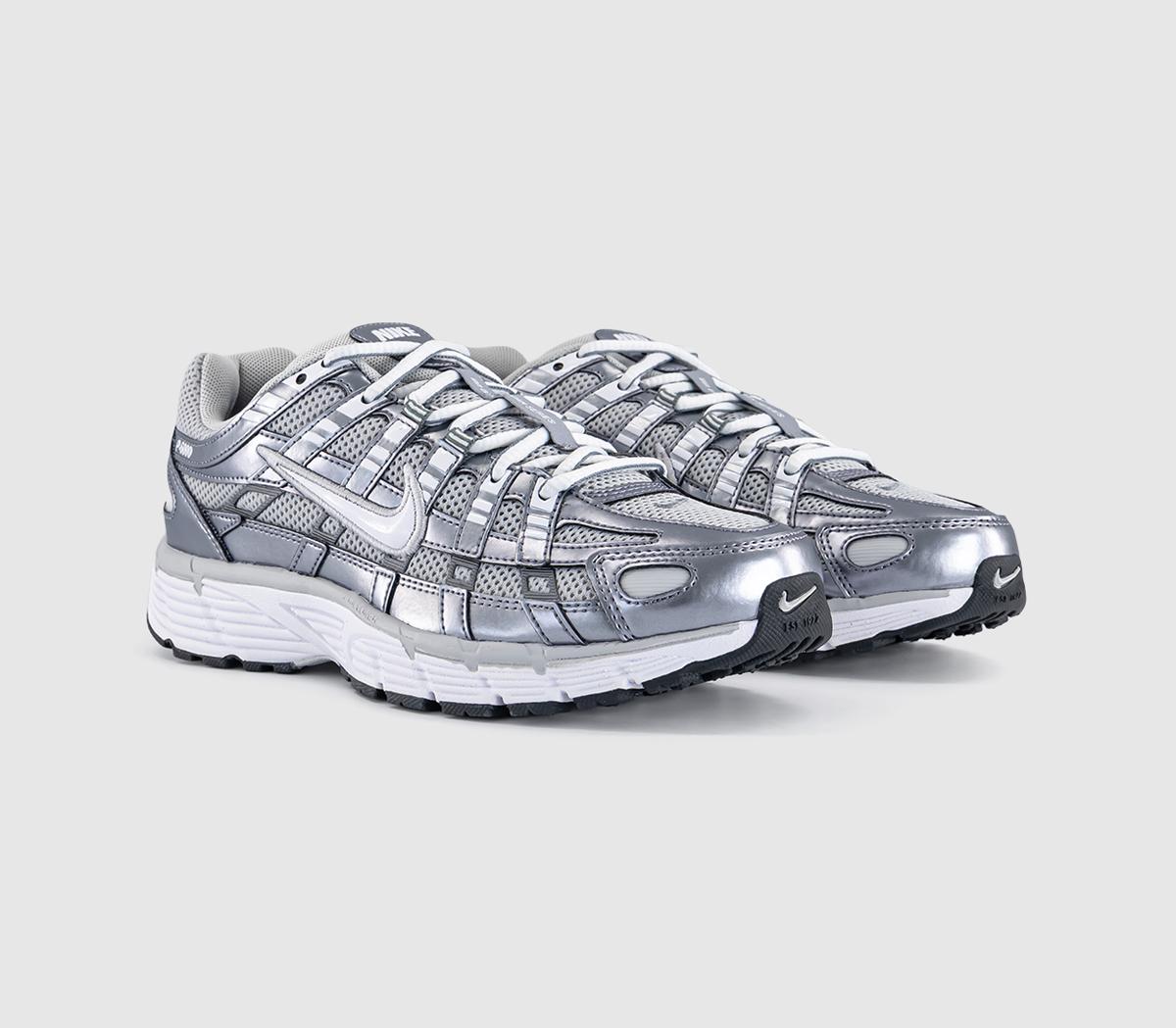 NikeP-6000 TrainersGrey Fog White Metallic Cool Grey Cool Grey