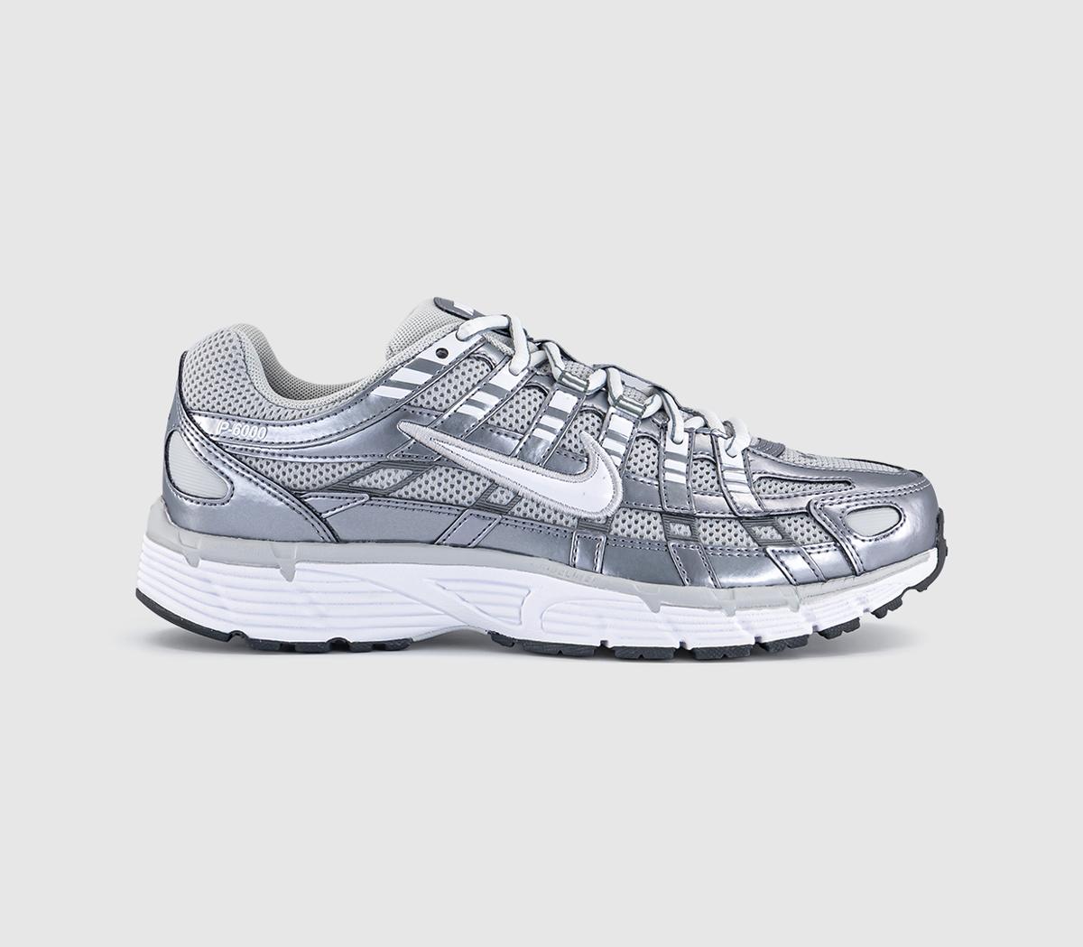 NikeP-6000 TrainersGrey Fog White Metallic Cool Grey Cool Grey