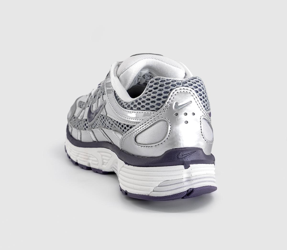 NikeP-6000 TrainersVast Grey Dark Raisin Metallic Silver