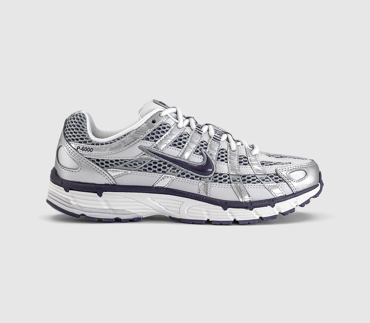 NikeP-6000 TrainersVast Grey Dark Raisin Metallic Silver