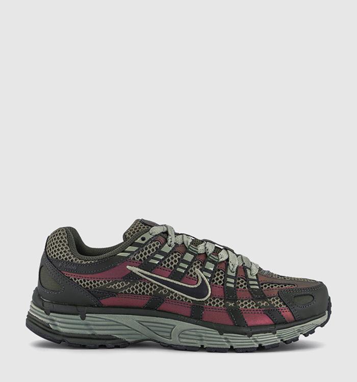 Nike P-6000 Trainers Sequoia Black Cargo Khaki Light Army