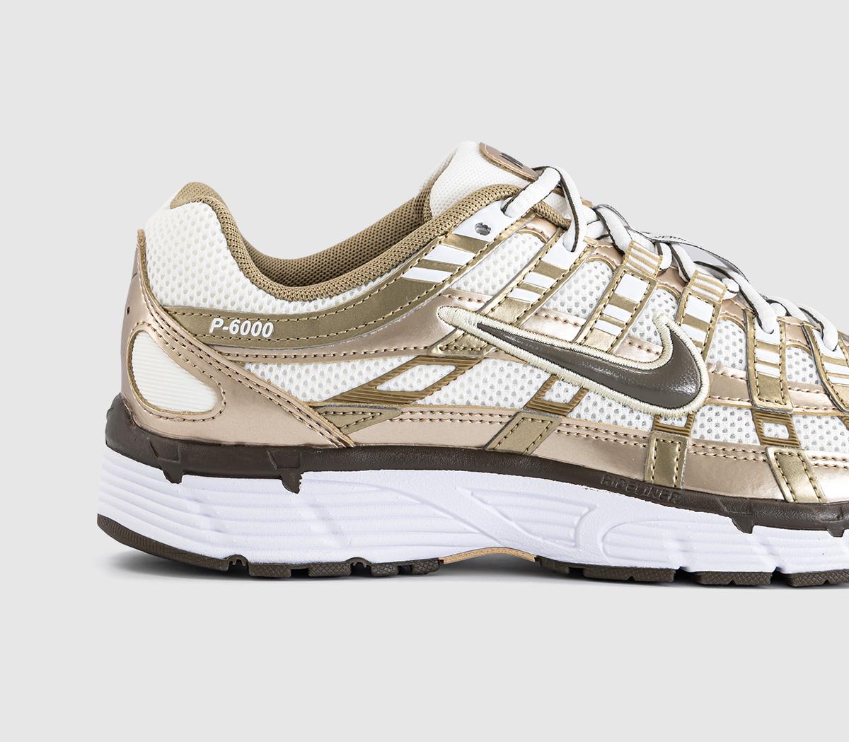 NikeP-6000 TrainersSail Dark Hazel Linen White