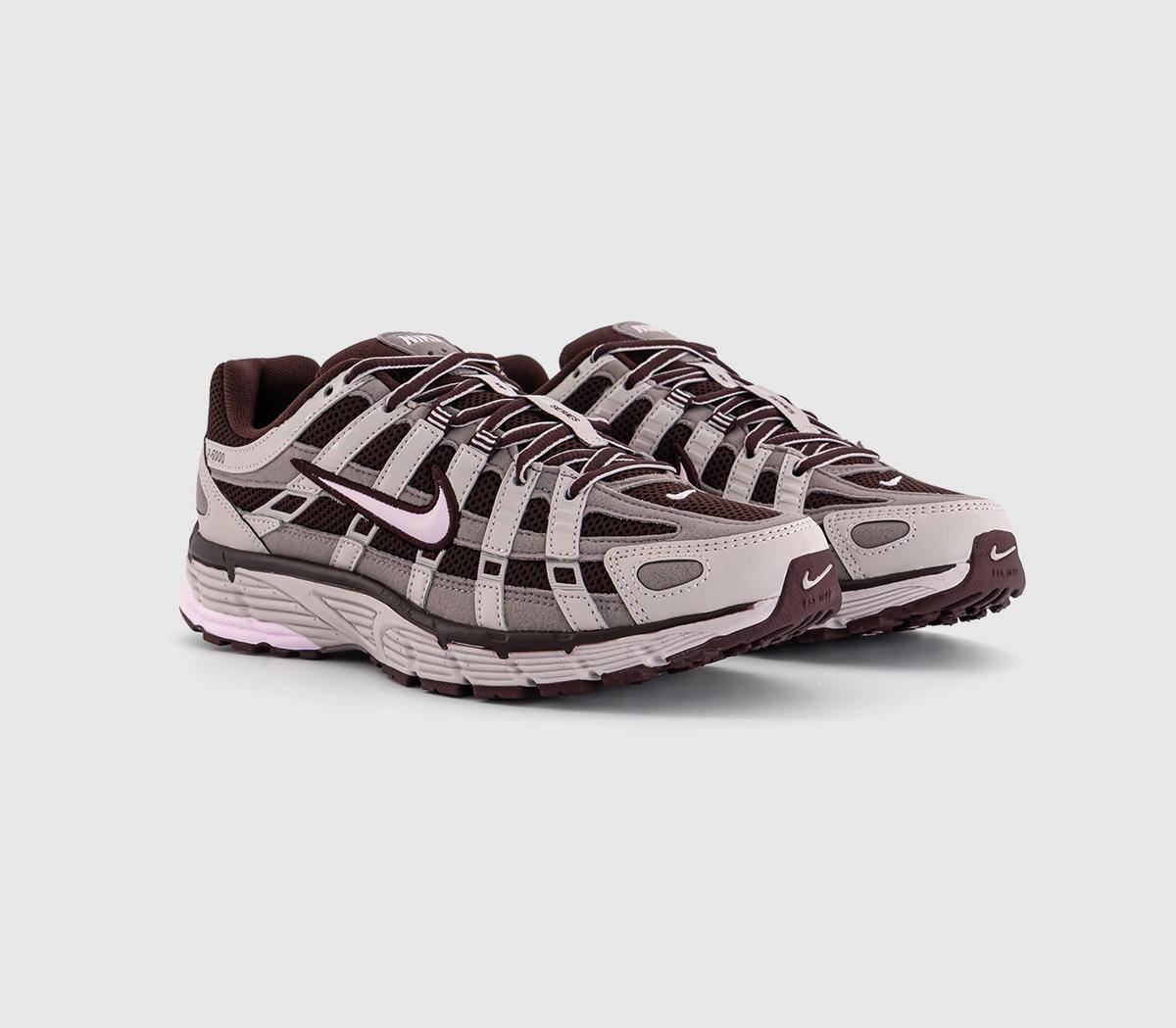 Nike P-6000 Trainers Nike P-6000 Trainers Burgundy Crush Pink Foam Taupe Grey