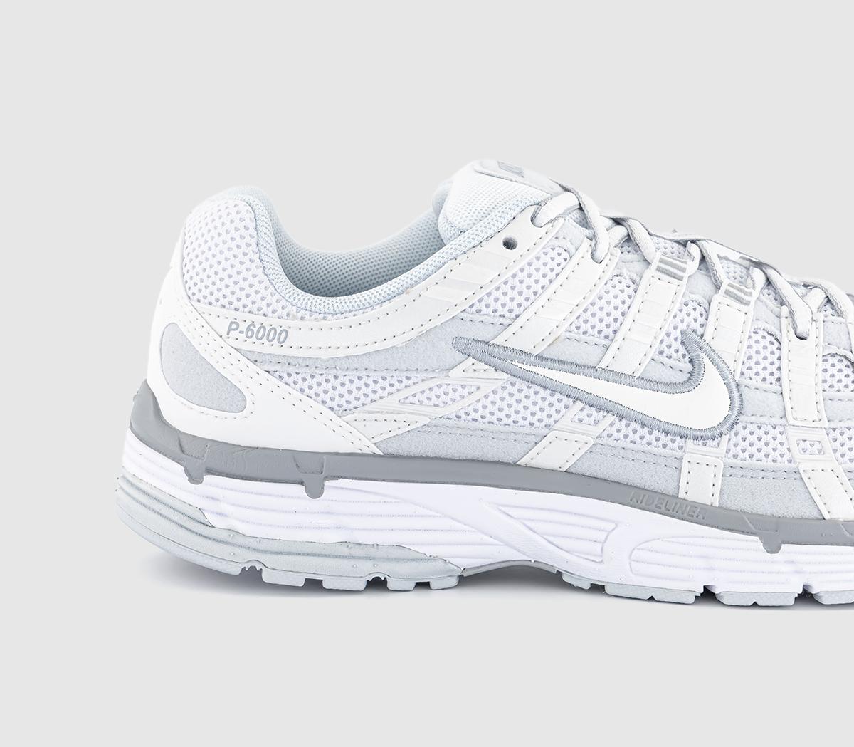 Nike P-6000 Trainers Nike P-6000 Trainers Matalic Summit White White Pure Platinum