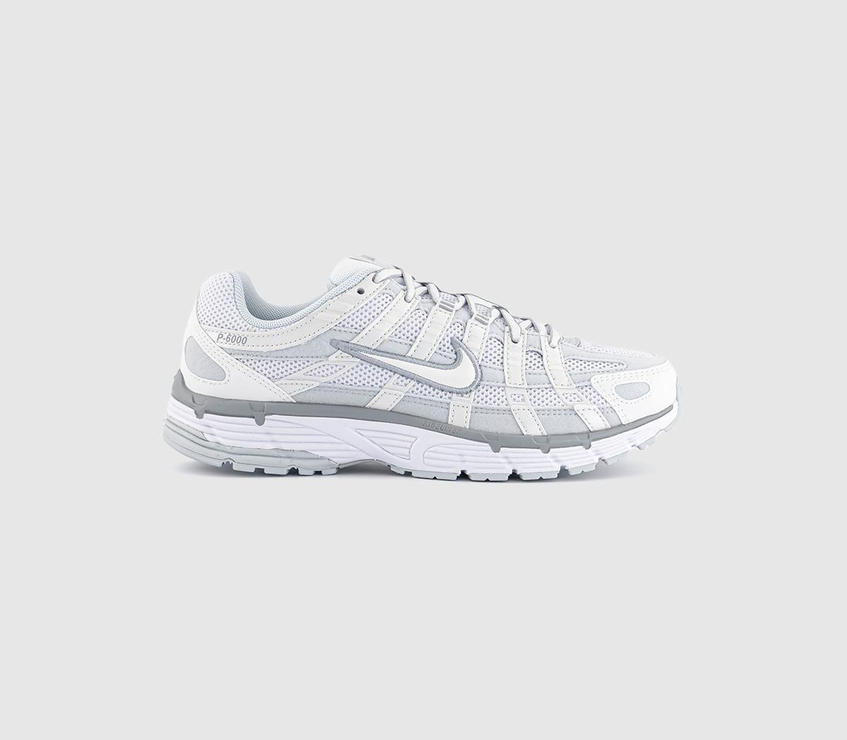 NikeP-6000 TrainersMatalic Summit White White Pure Platinum