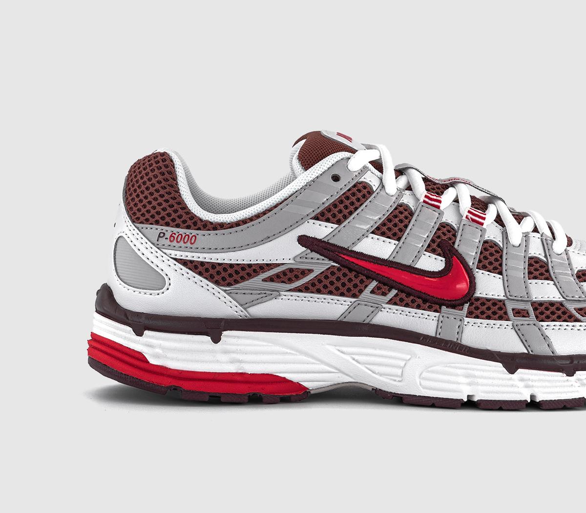 NikeP-6000 Trainers NikeP-6000 TrainersMetalic White Fire Red