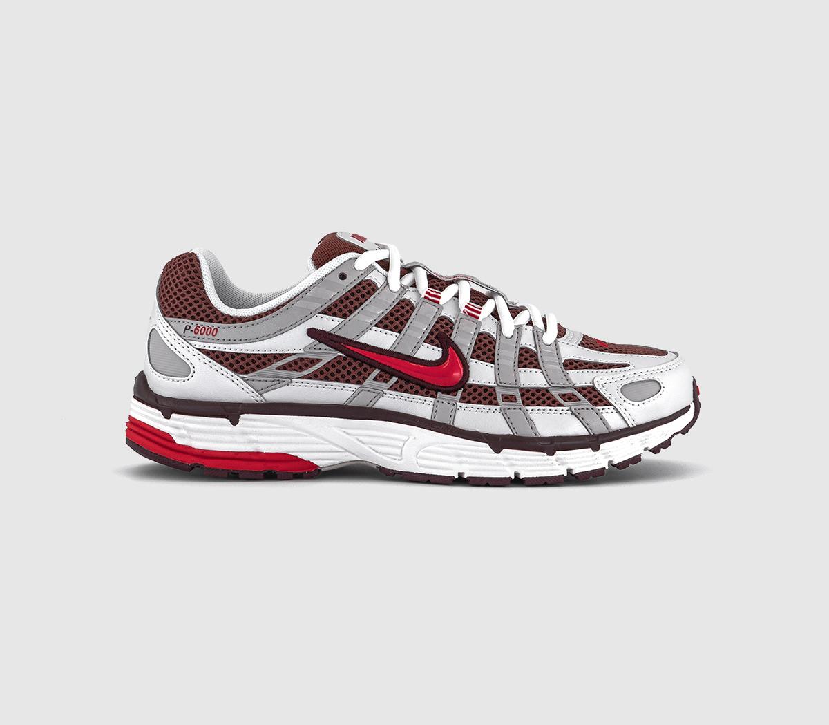NikeP-6000 Trainers NikeP-6000 TrainersMetalic White Fire Red