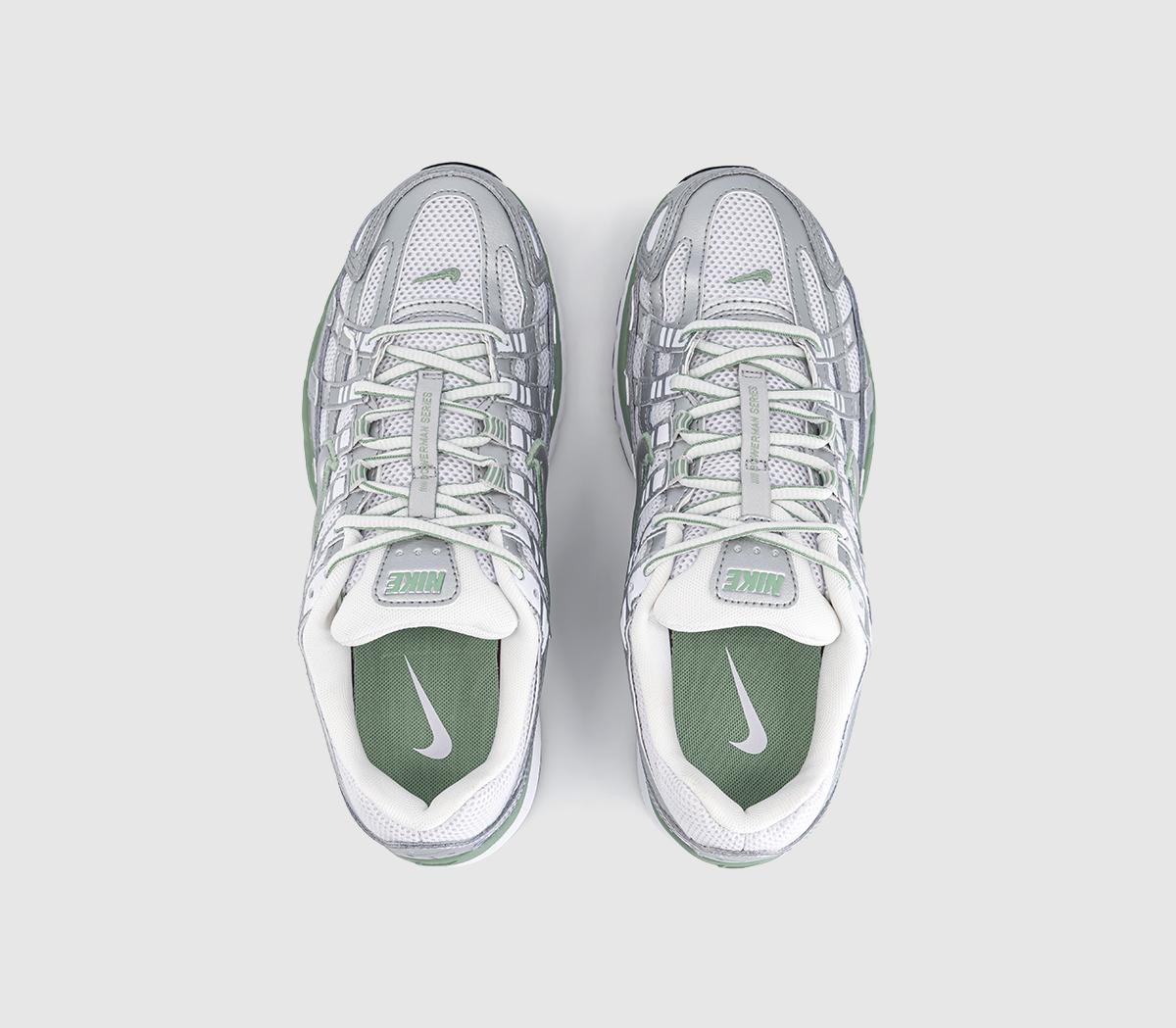 NikeP-6000 TrainersMetallic Silver Steam White Black
