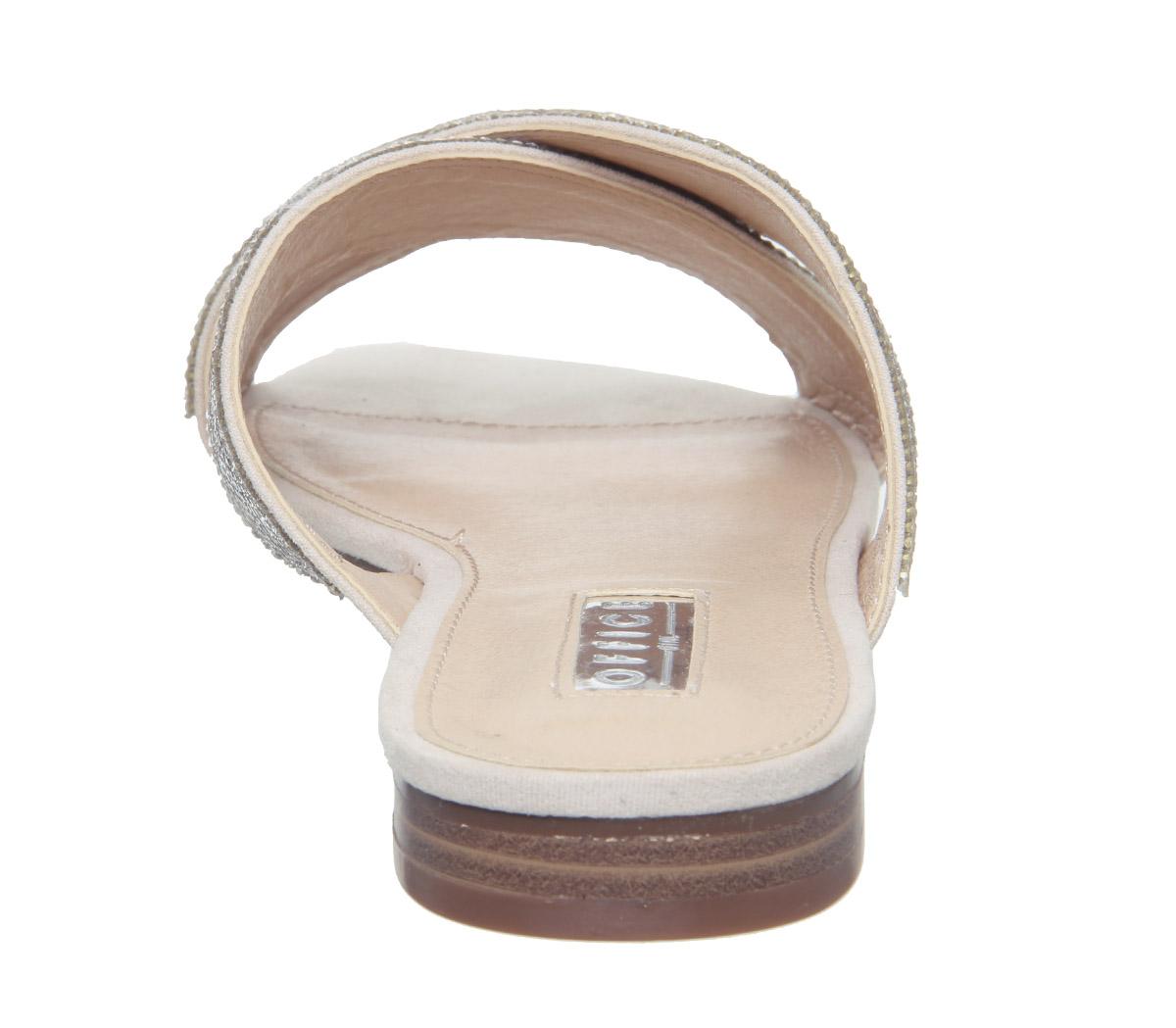 OFFICEStardust- Cross Strap MuleDiamante