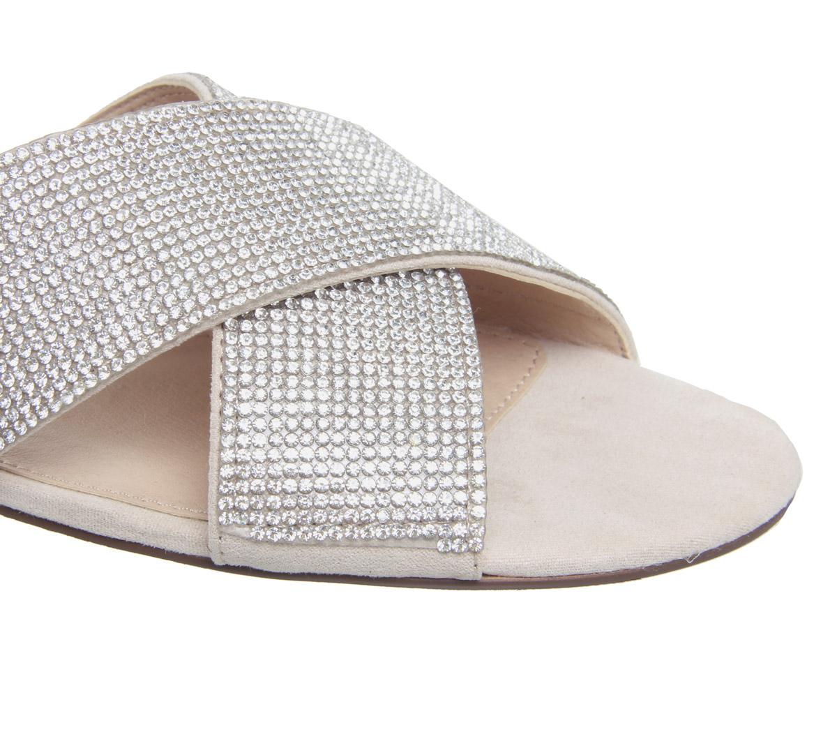 OFFICEStardust- Cross Strap MuleDiamante