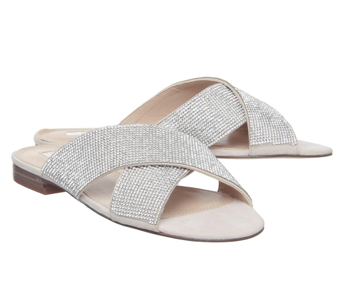 OFFICEStardust- Cross Strap MuleDiamante