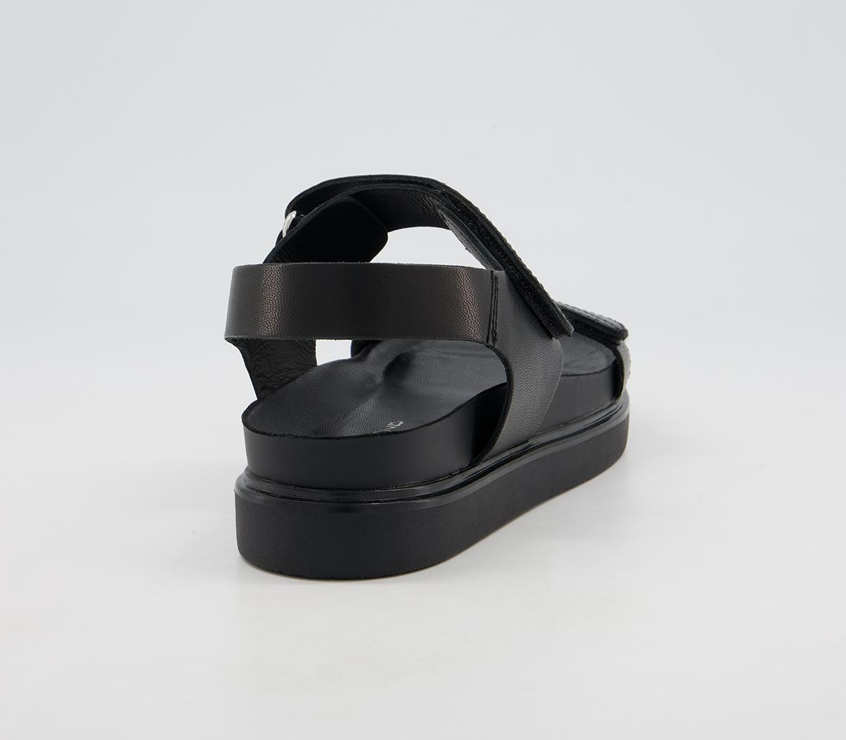 Vagabond Shoemakers Erin Two Strap Sandals Black - Women’s Sandals