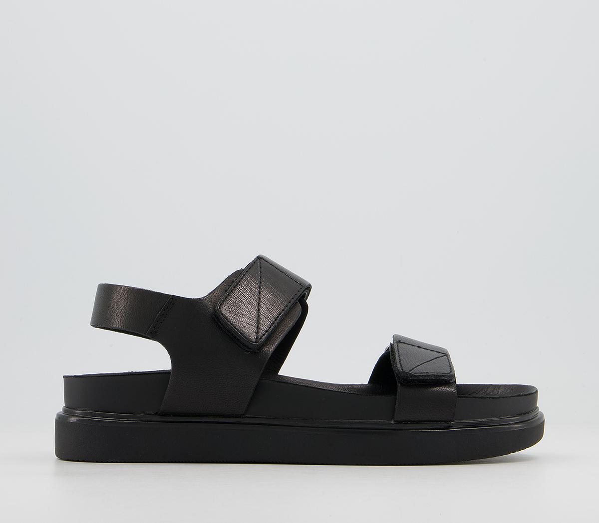 Vagabond Shoemakers Erin Two Strap Sandals Black - Women’s Sandals