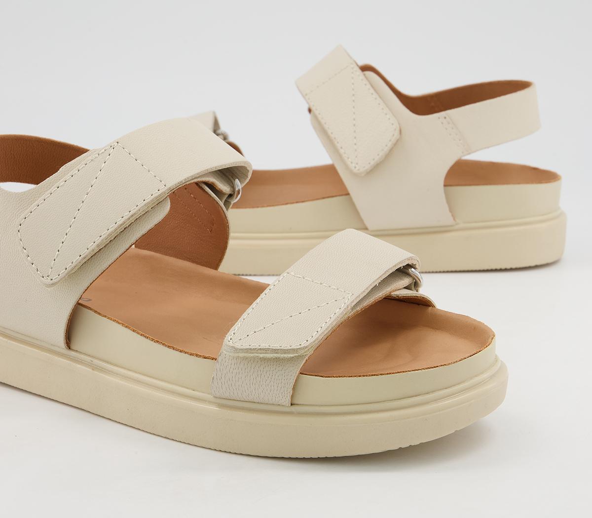 Vagabond Shoemakers Erin Two Strap Sandals Off White - Women’s Sandals