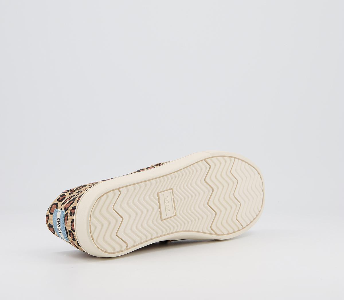 TOMS Alpargata Cupsole Slip Ons Leopard Print - Flat Shoes for Women