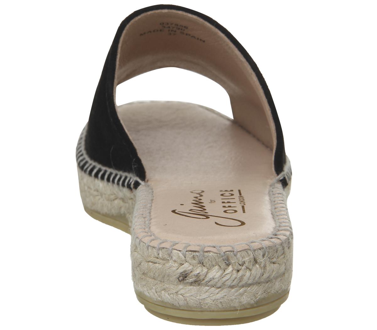 Gaimo for OFFICEGladis Square Toe MulesBlack Suede