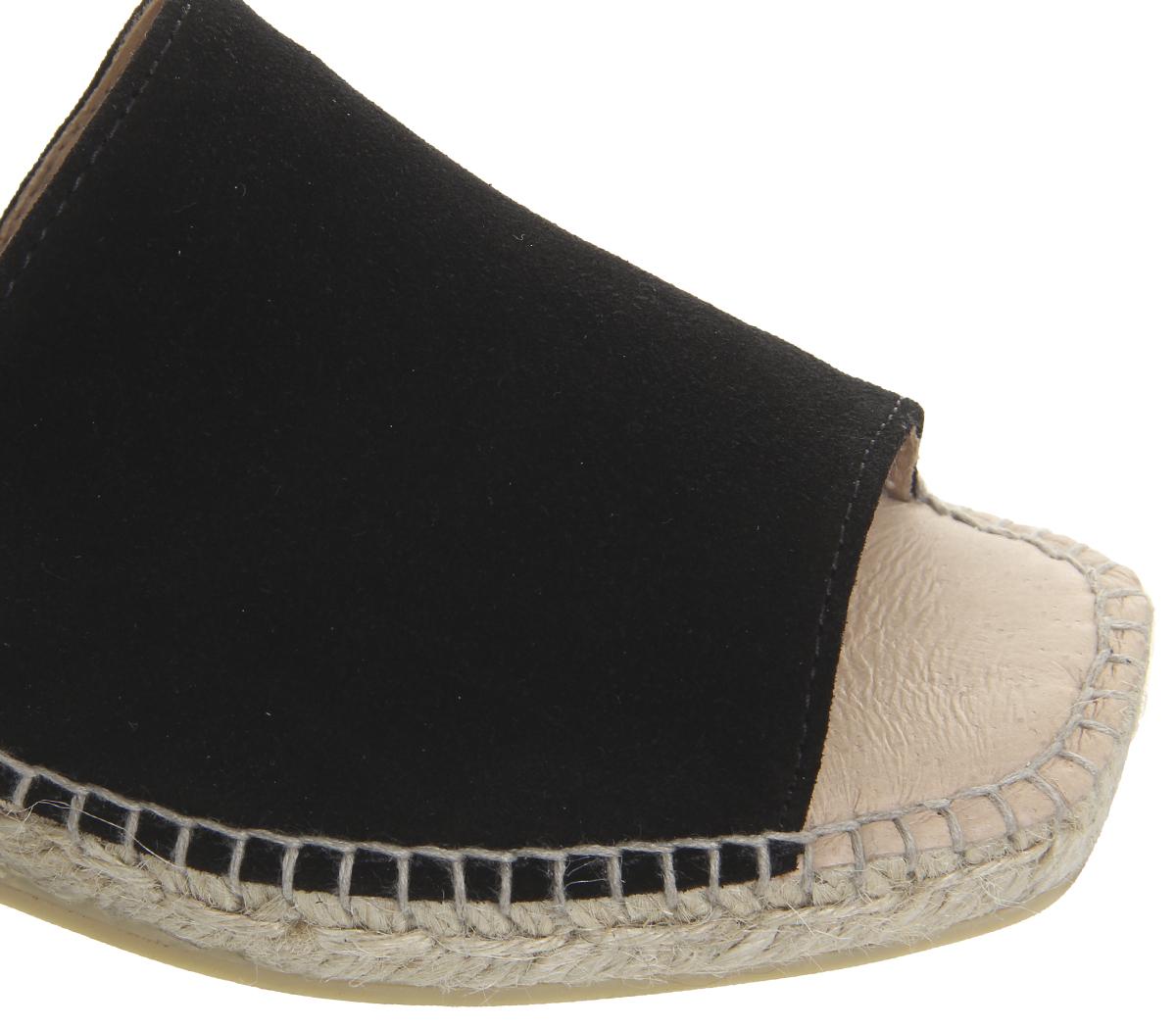 Gaimo for OFFICEGladis Square Toe MulesBlack Suede