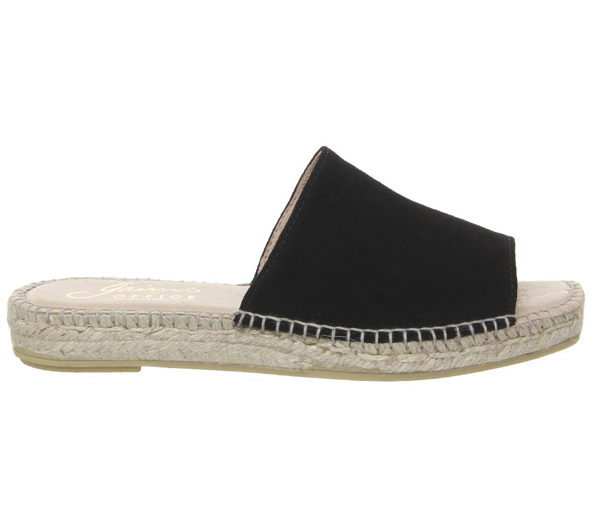 Gaimo for OFFICEGladis Square Toe MulesBlack Suede