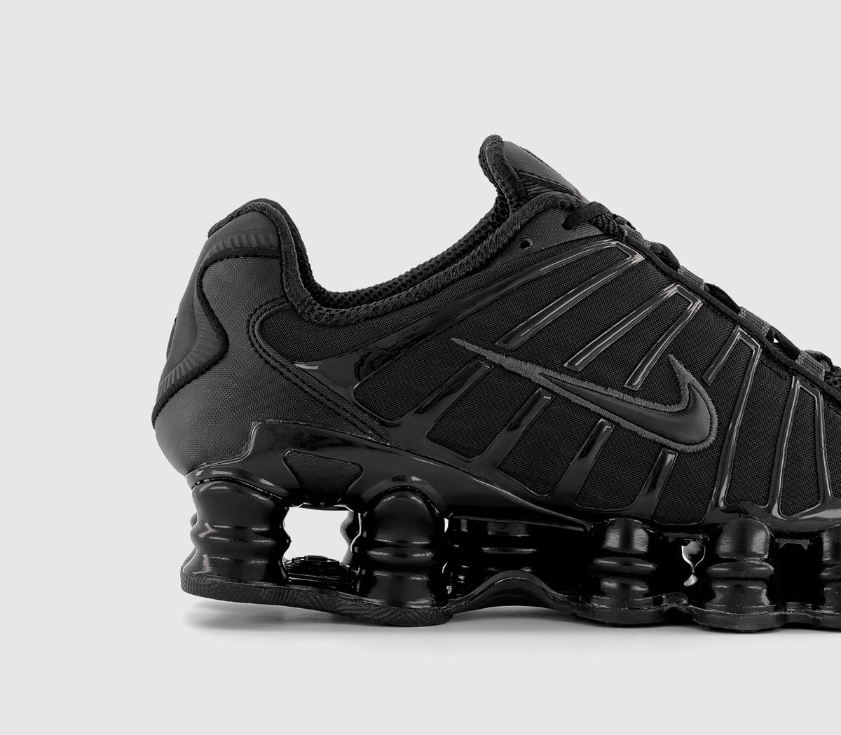 Nike Nike Shox TL Trainers Black Metallic Hematite Max Orange - Unisex ...