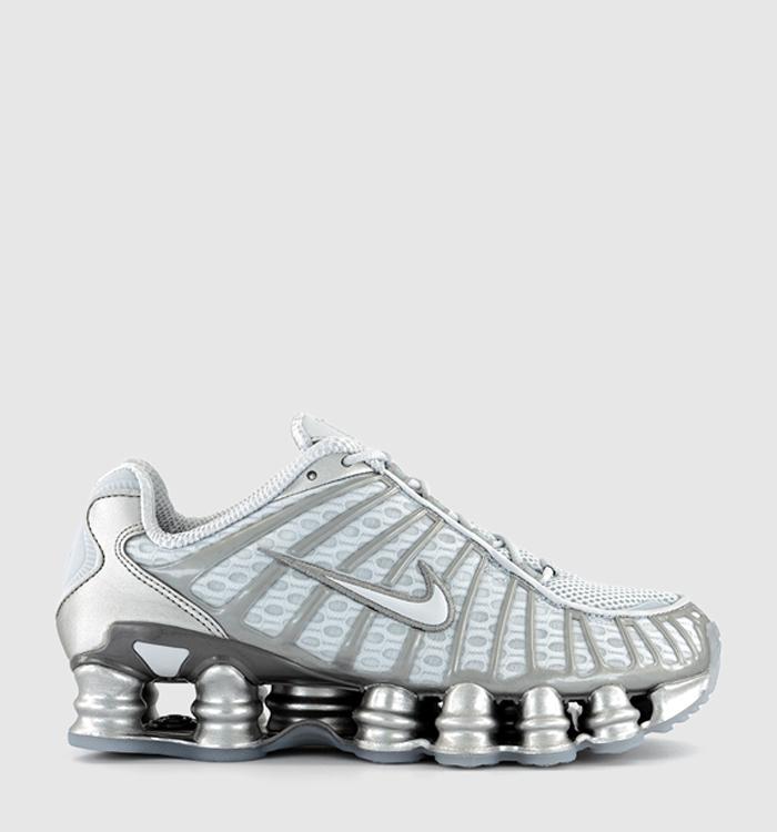 Nike Nike Shox TL Trainers Pure Platinum Chrome F Women s Trainers