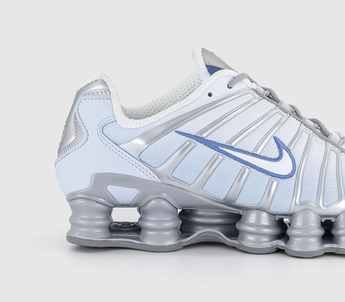 Nike Nike Shox TL Trainers Nike Nike Shox TL Trainers Metalic Platinum Polar Blue