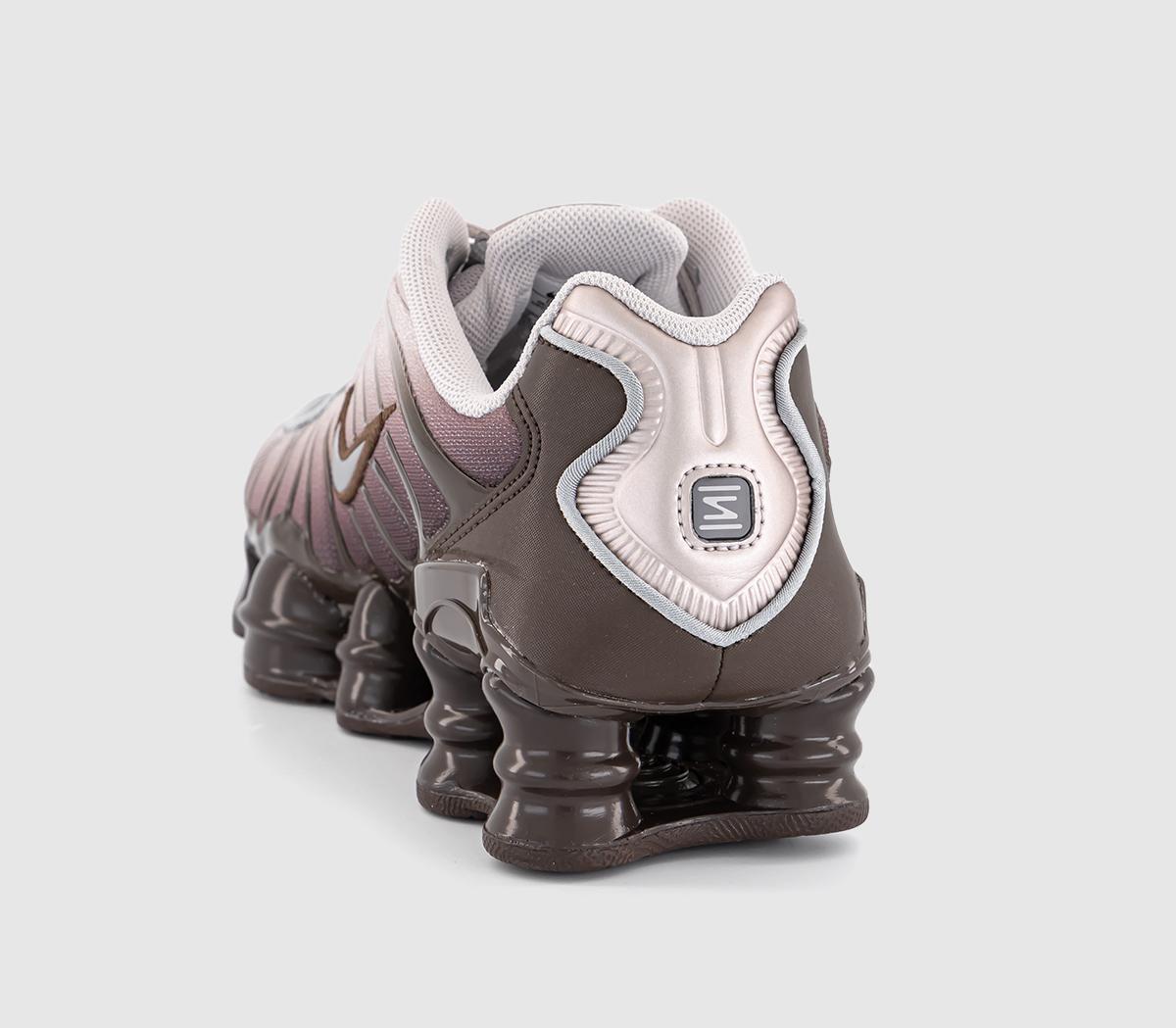 NikeShox TL Trainers NikeShox TL TrainersBaroque Brown Metallic Silver