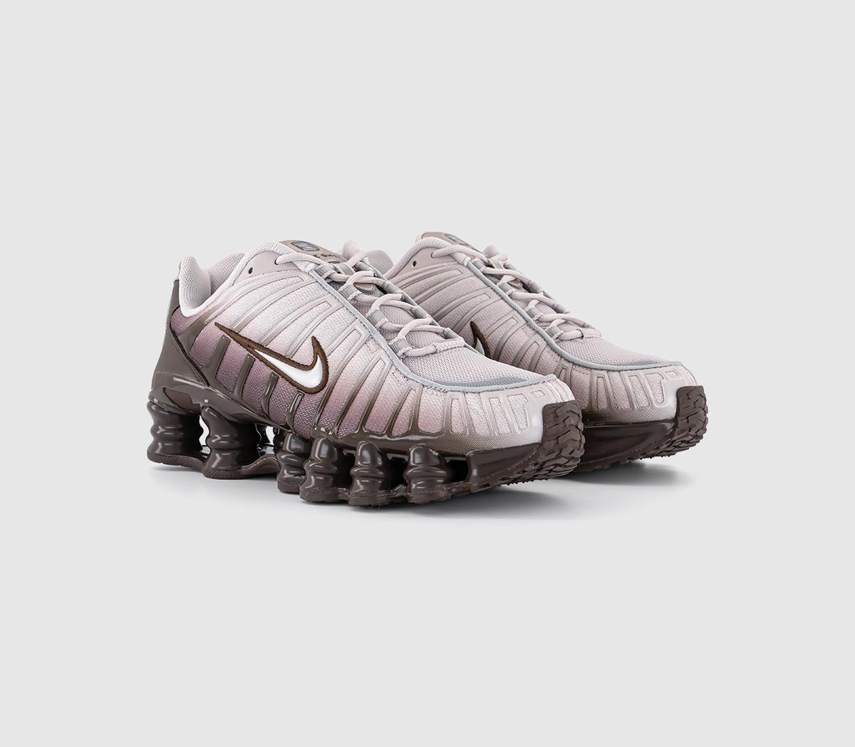 NikeShox TL Trainers NikeShox TL TrainersBaroque Brown Metallic Silver