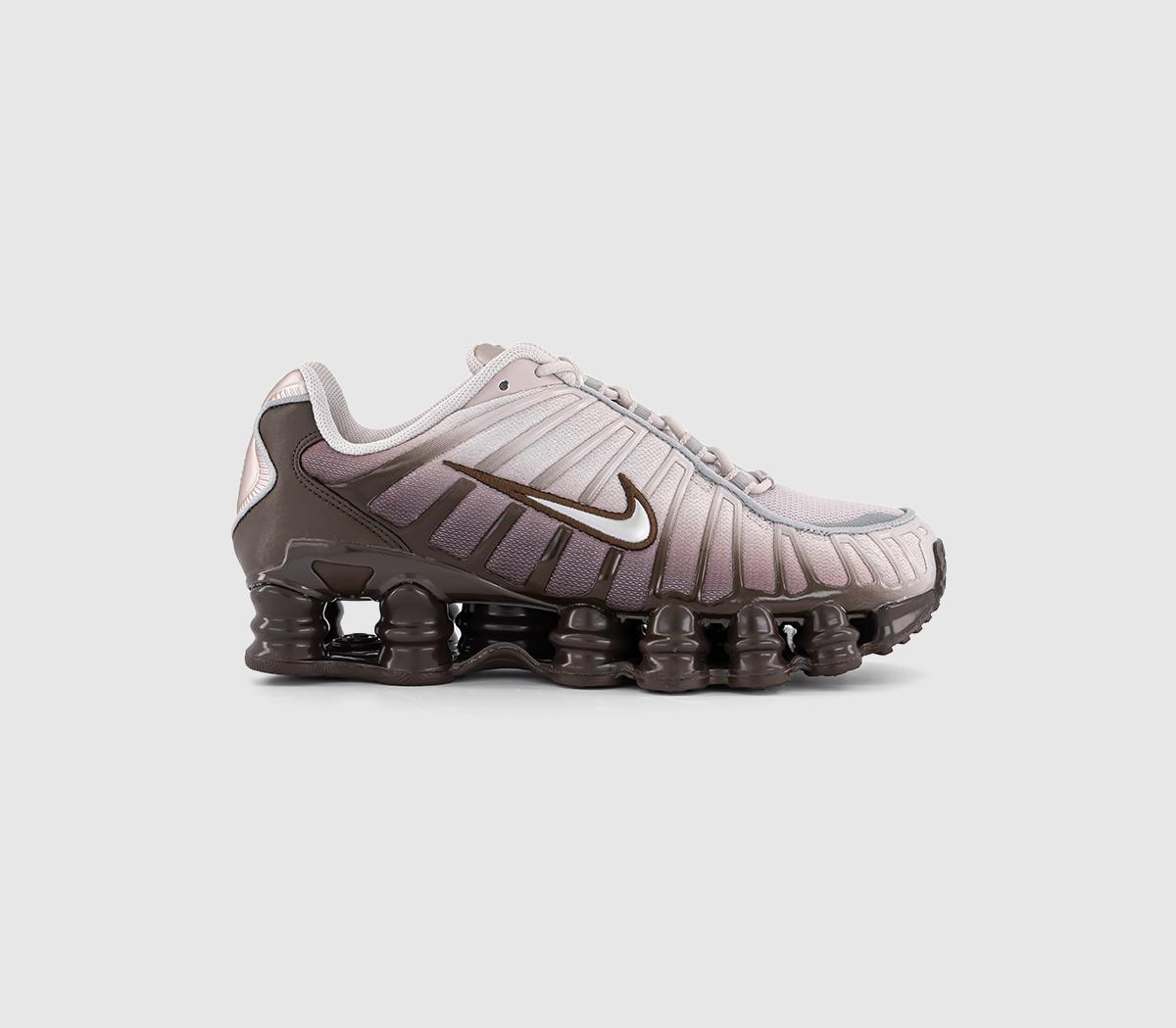 NikeShox TL Trainers NikeShox TL TrainersBaroque Brown Metallic Silver