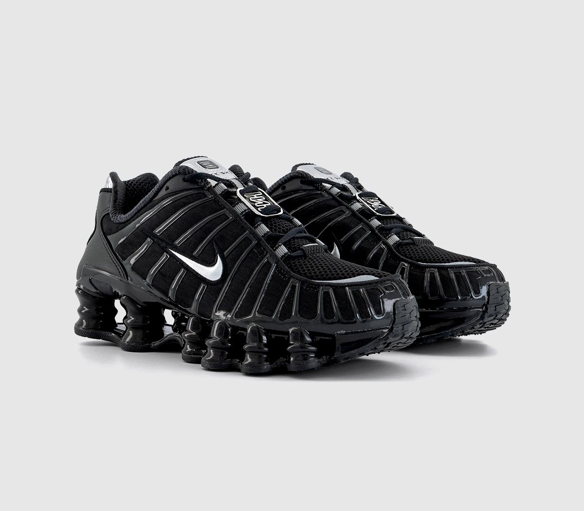 NikeShox TL Trainers NikeShox TL TrainersOff Noir Metallic Silver