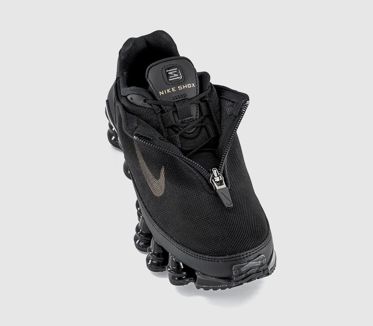 NikeShox TL TrainersBlack Black Cave Stone