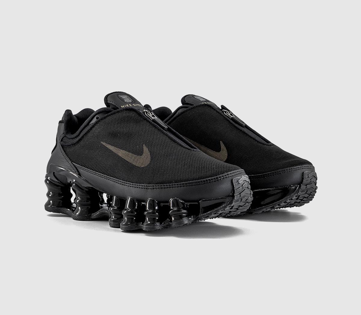 NikeShox TL TrainersBlack Black Cave Stone