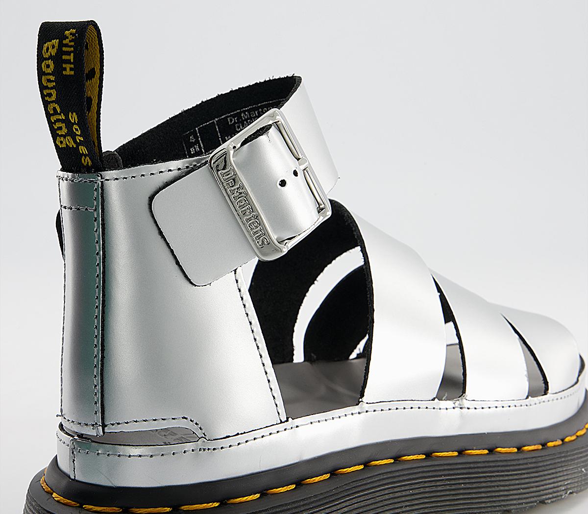 Dr. Martens Clarissa II Sandals Silver - Women's Sandals
