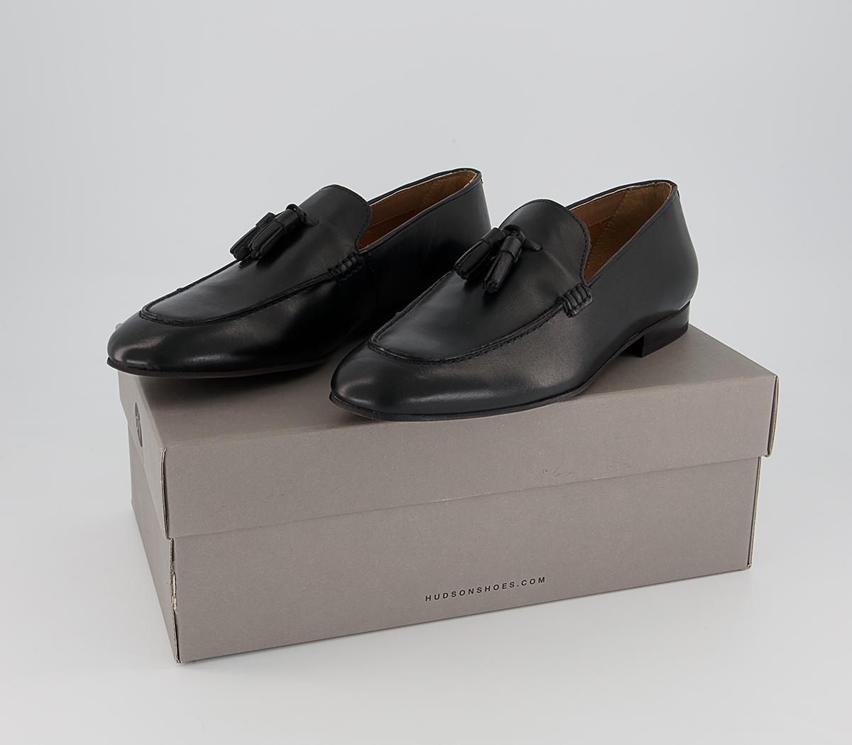 Hudson London Bolton Tassel Loafers Hudson London Bolton Tassel Loafers Black Leather
