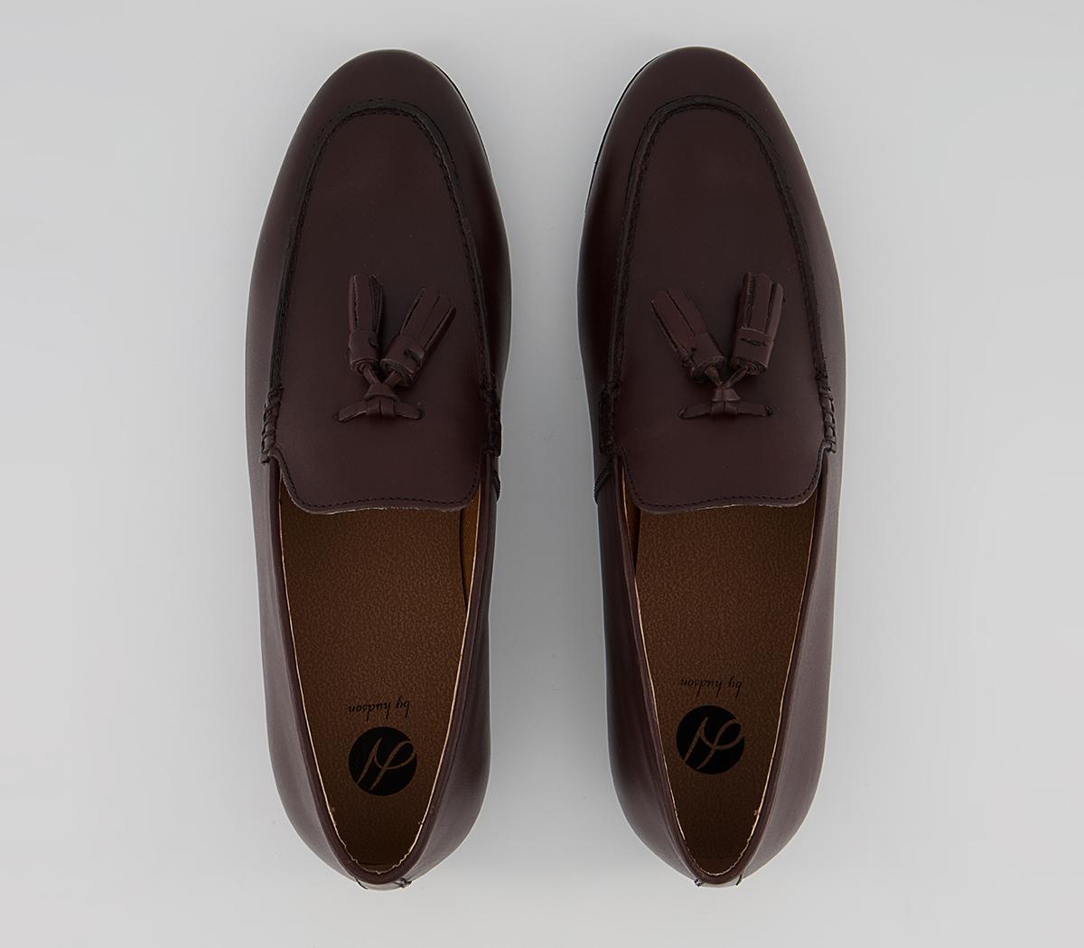 Hudson London Bolton Tassel Loafers Hudson London Bolton Tassel Loafers Brown Leather