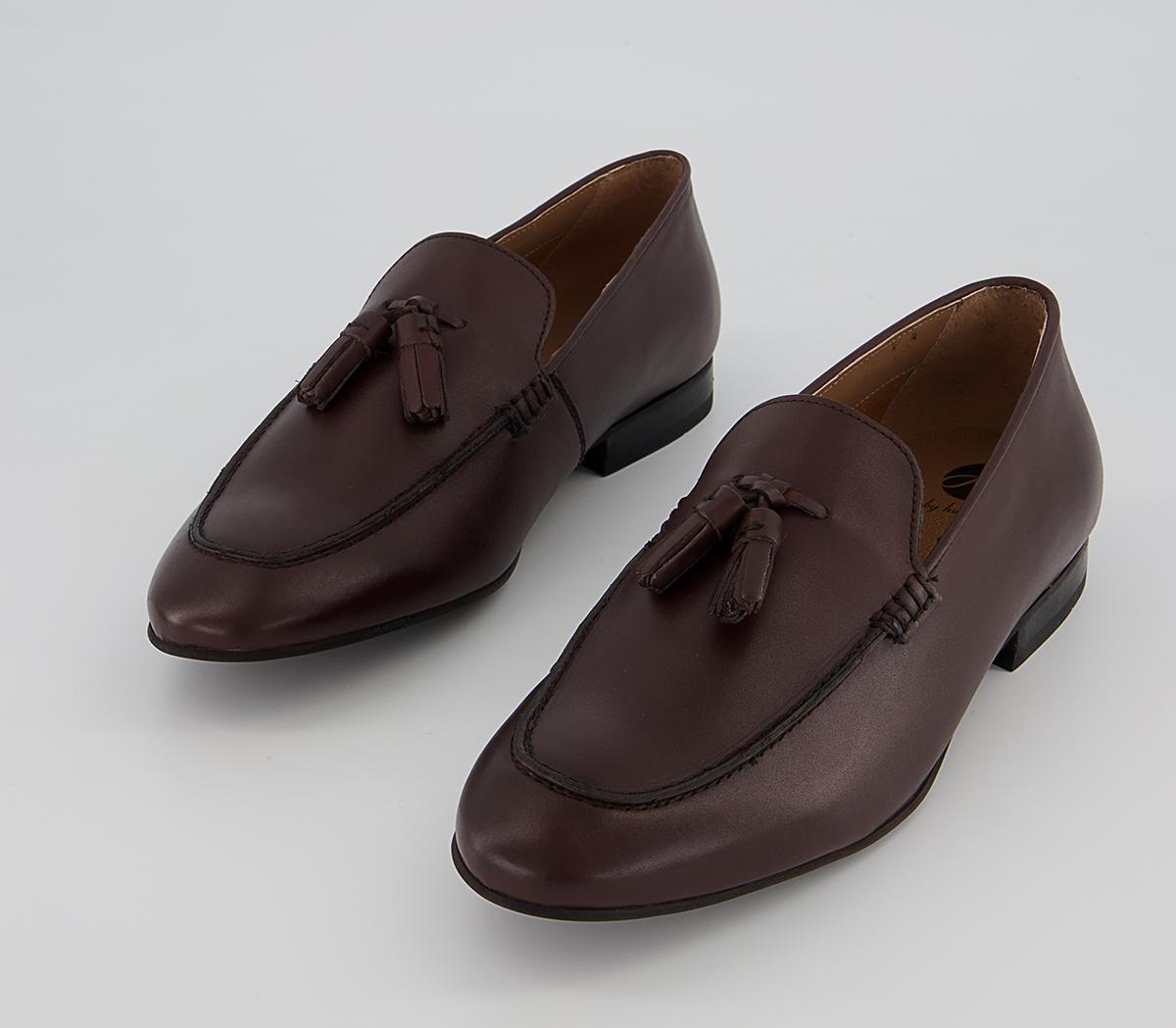 Hudson London Bolton Tassel Loafers Hudson London Bolton Tassel Loafers Brown Leather