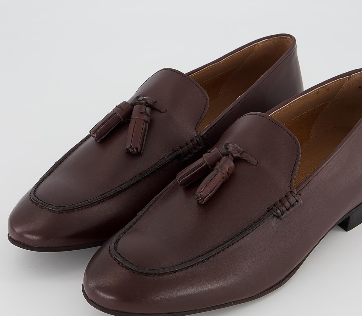 Hudson London Bolton Tassel Loafers Hudson London Bolton Tassel Loafers Brown Leather