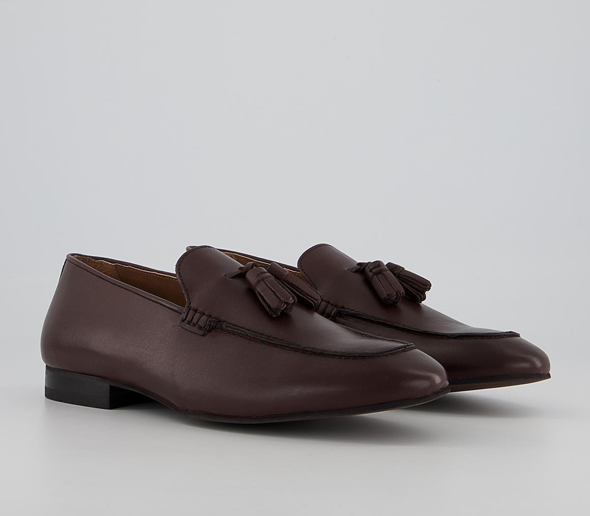Hudson London Bolton Tassel Loafers Hudson London Bolton Tassel Loafers Brown Leather