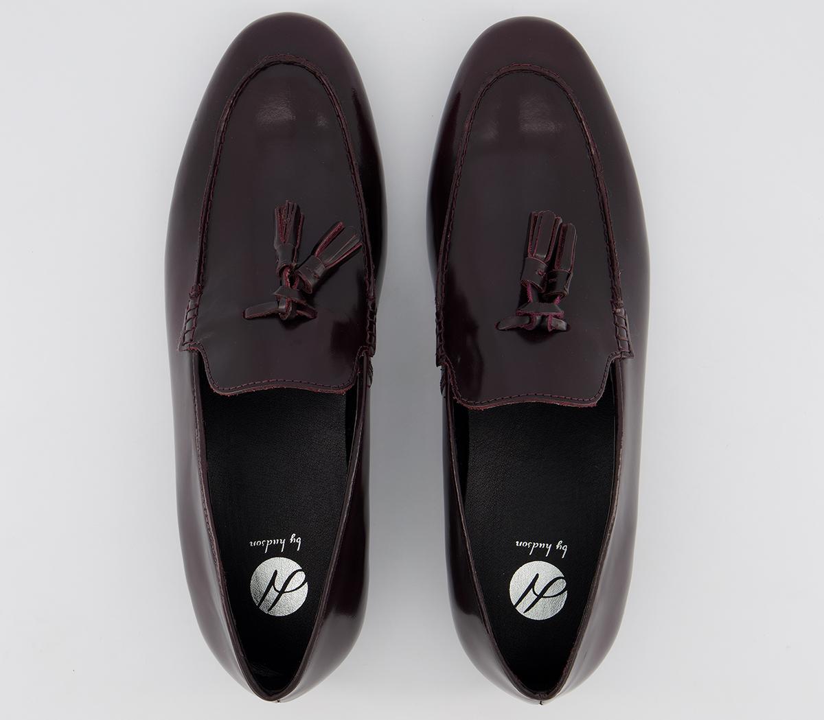 Hudson LondonBolton Tassel LoafersBordo High Shine