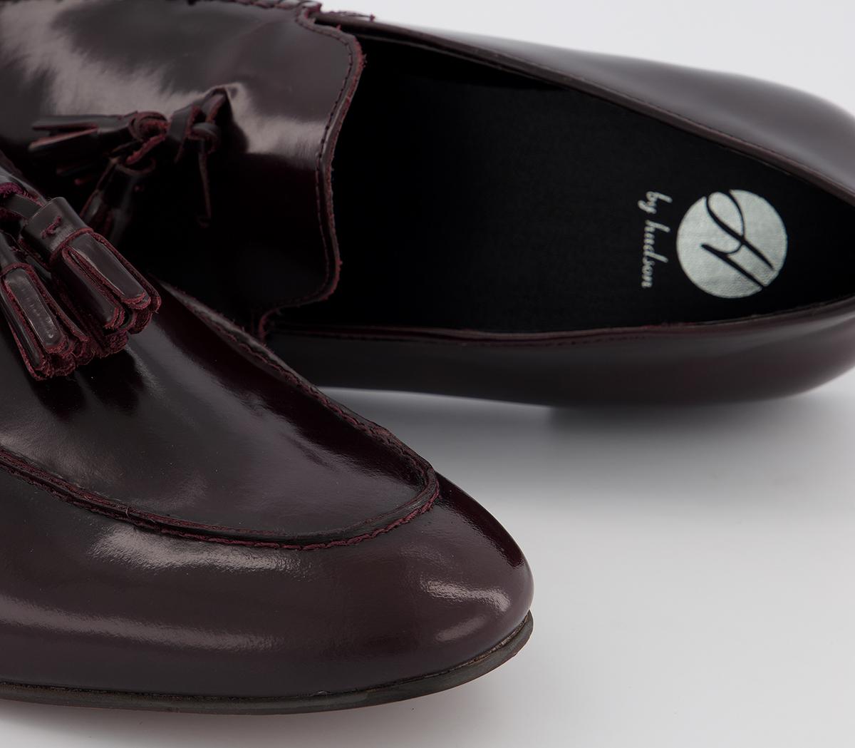 Hudson LondonBolton Tassel LoafersBordo High Shine