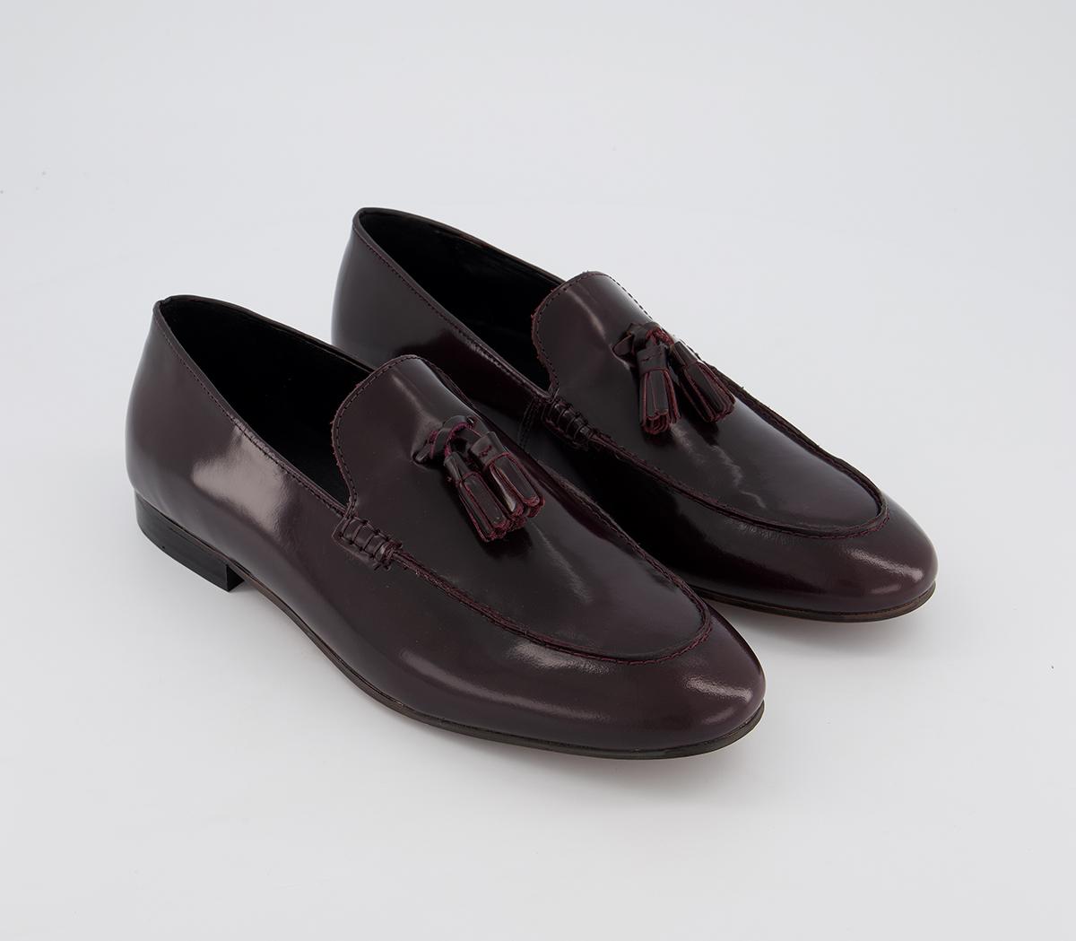 Hudson LondonBolton Tassel LoafersBordo High Shine