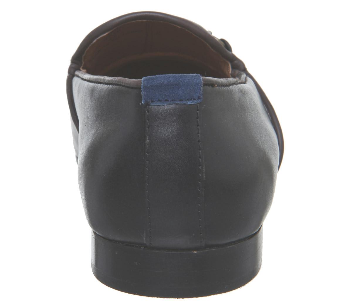 Hudson LondonCarmarthen LoafersBlack Grey