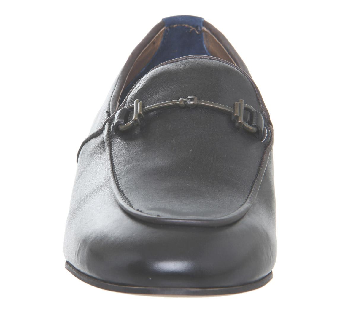 Hudson LondonCarmarthen LoafersBlack Grey