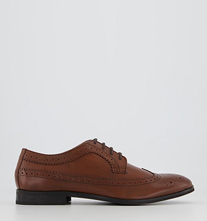 Hudson London Crowthorne Brogues Tan Leather