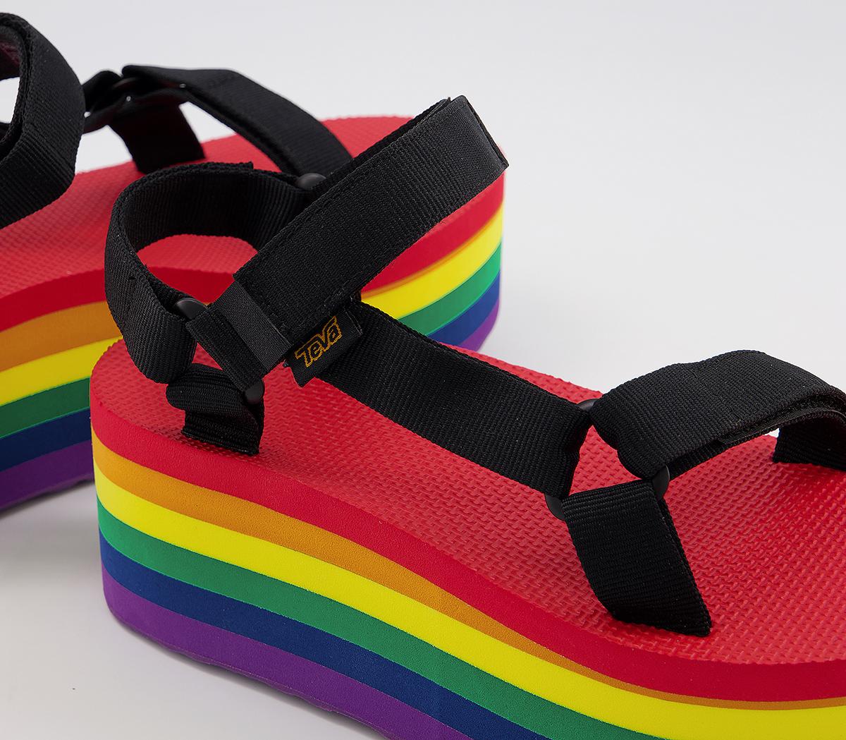 TevaFlatform Universal SandalsPride Rainbow