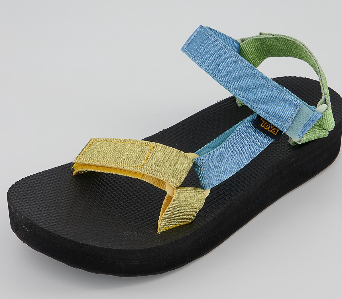 Teva Midform Universal Sandals Teva Midform Universal Sandals Metallic Blue Multi