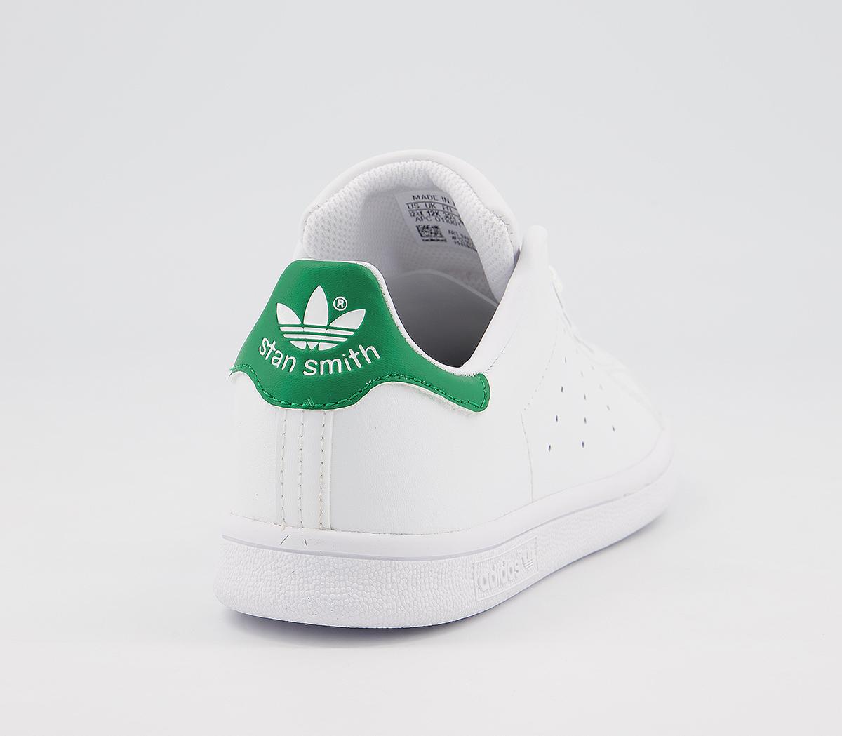 adidas Stan Smith Kids Trainers adidas Stan Smith Kids Trainers White Green