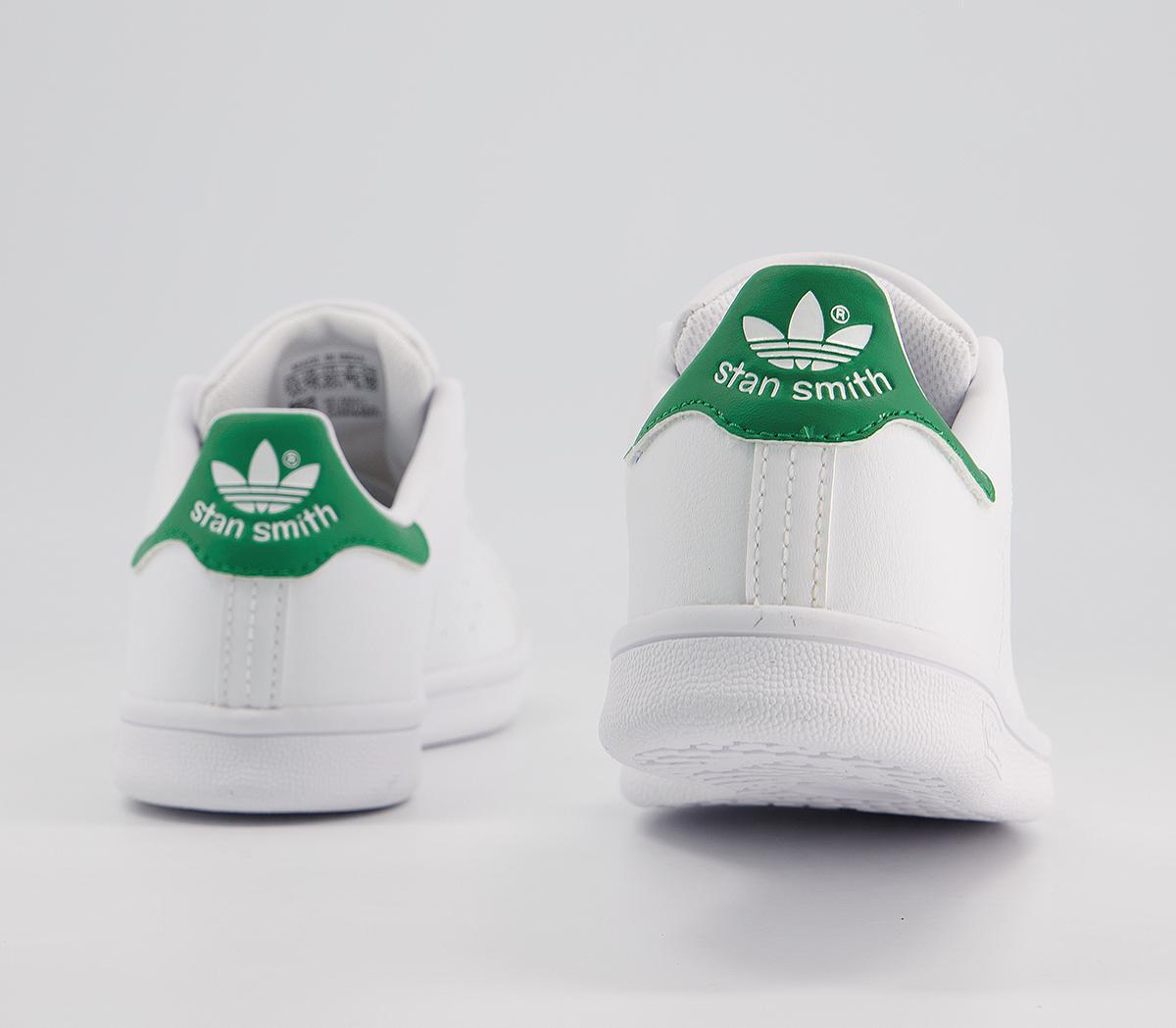adidas Stan Smith Kids Trainers adidas Stan Smith Kids Trainers White Green