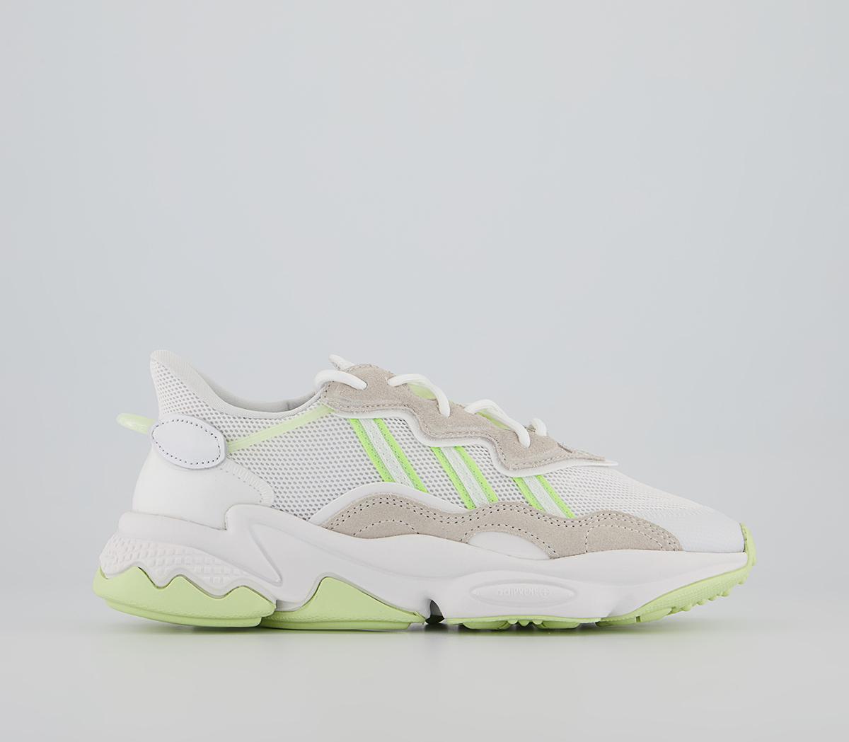 Ozweego Trainers White Lime White
