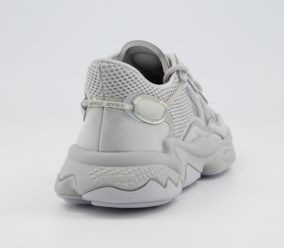 ozweego trainers grey two grey two white